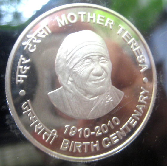 5 Rupee Coin - Mother Teresa Image